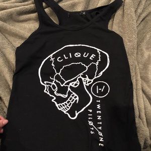 Twenty one pilots tank top💕